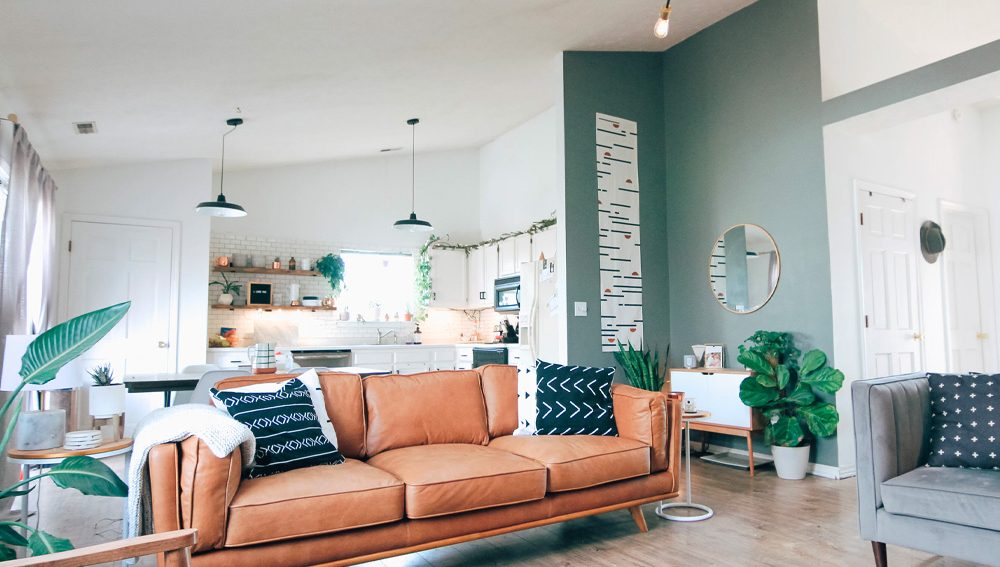 Clean Living Room